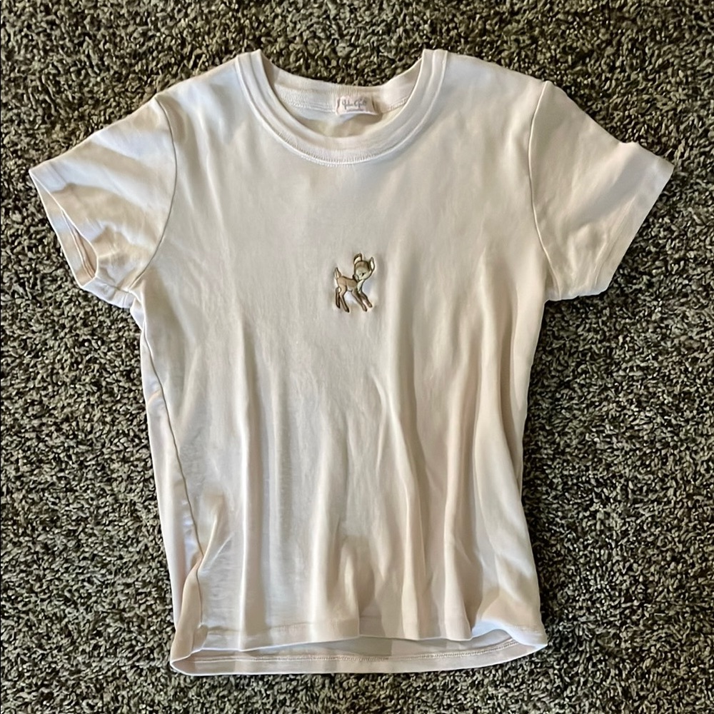 John Galt embroidered deer top